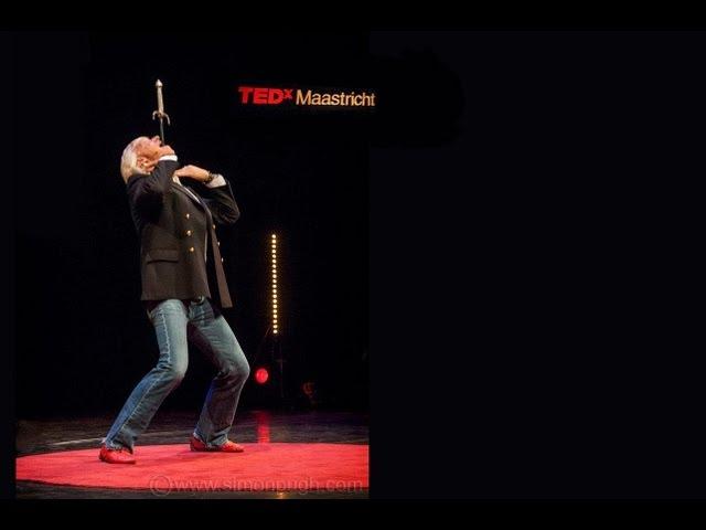 America's Got Talent Sword Swallower Dan Meyer TED Talk: Doing the Impossible, Cutting Through Fear