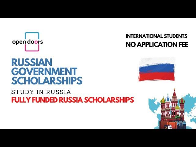 The Open Doors Fully Funded Scholarship 2024 CANCELLED | Life in RUSSIA under SANCTIONS