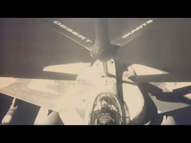 Aerial refueling operation during the Israeli strike in Yemen