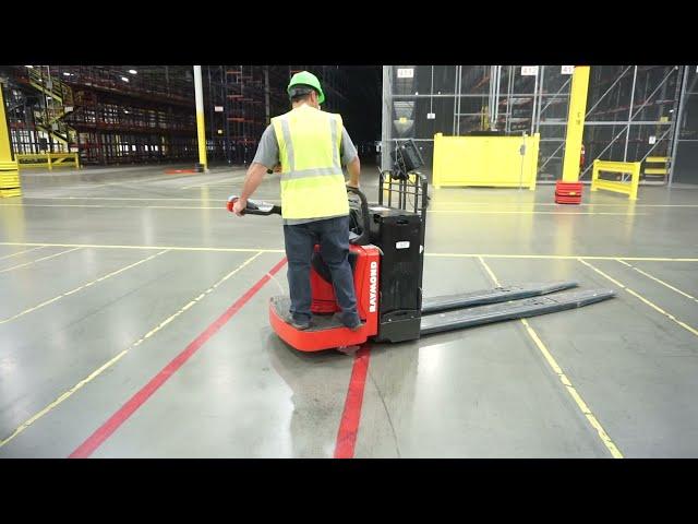 Raymond 8410 Walkie Rider Electric Pallet Truck - Tag #218318