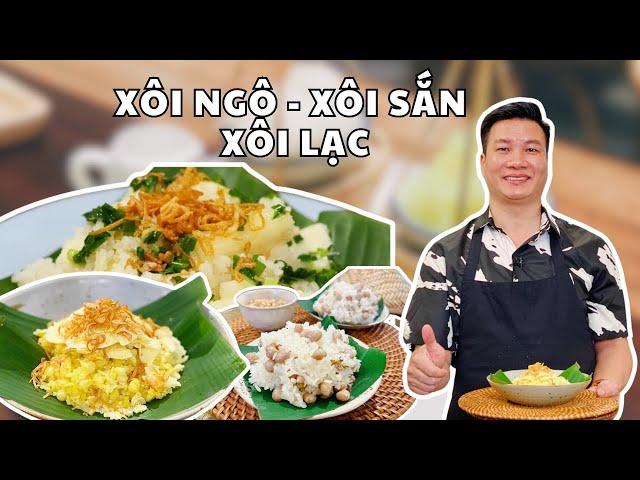 3 món xôi cực ngon cho ngày Thu, cách làm quá đơn giản| Cùng Cháu Vào Bếp