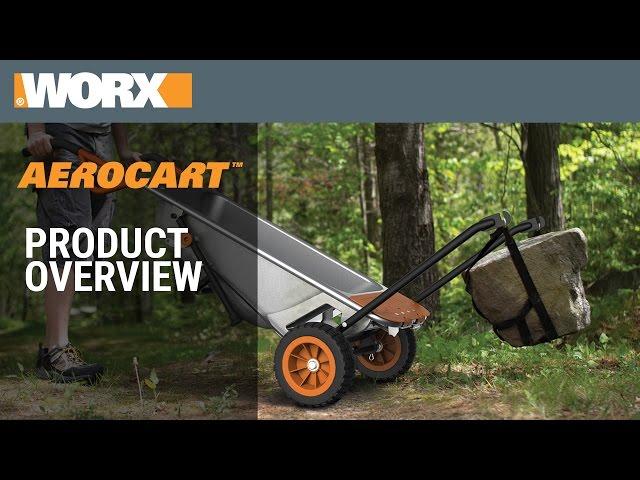 Product Overview | WORX Aerocart Wheelbarrow