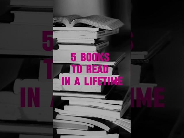 5 BOOKS TO READ IN A LIFETIME#BookRecommendations#Top5Books#SelfImprovementBooks#YouTubeShorts#Reads