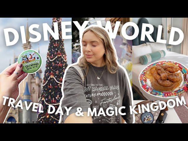 DAY 1 | SOLO DISNEY TRAVEL DAY: Magic Kingdom Christmas, Grand Floridian, Space Mountain Lights On