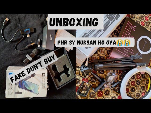 Unboxing | online shopping | phr sy nuksan ho gya| immilifeinmadina