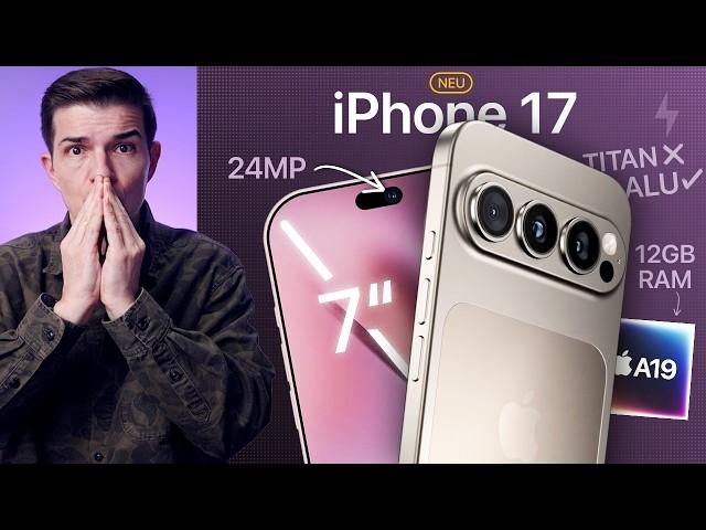 Mehr Details zum iPhone 17! DIESE Features erwarten uns (Größe, Design, Kamera & Display..)