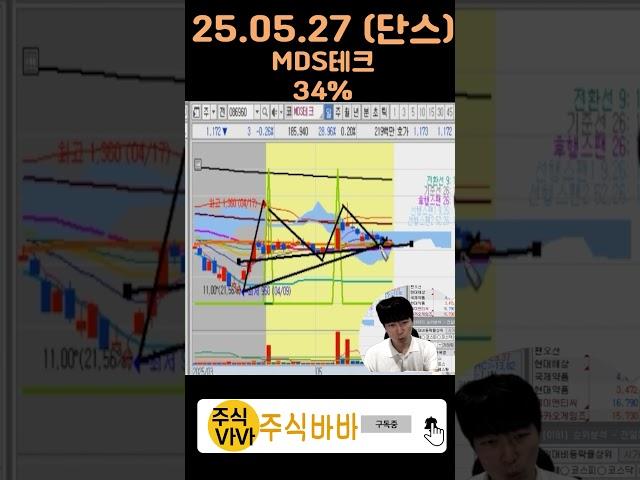 단기 스윙으로 34% 실화? #주식단테 #MDS테크 #단기스윙 #34퍼수익 #급등주 #차트분석 #스윙매매 #주식기법 #기술적분석 #실전매매 #주식바바