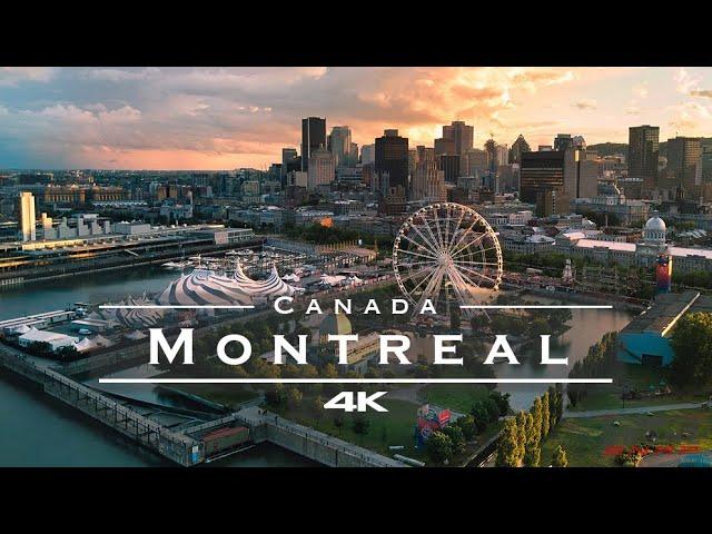 Montreal, Canada  - by drone [4K]
