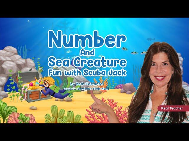 Number and Sea Creatures with Scuba Jack| Preschool Learning| Shorts|