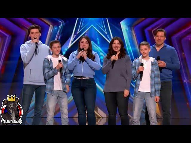 Sharpe Family Singers Full Performance & Comments | America's Got Talent 2023 Auditions Week 5