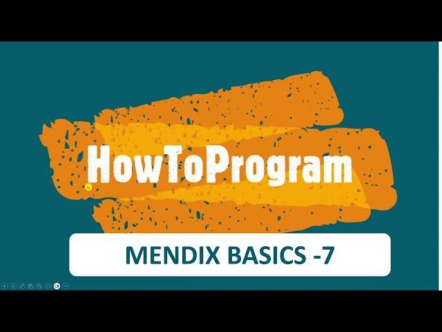 Mendix Basics - Chapter 7 (Data Containers And Data Sources )