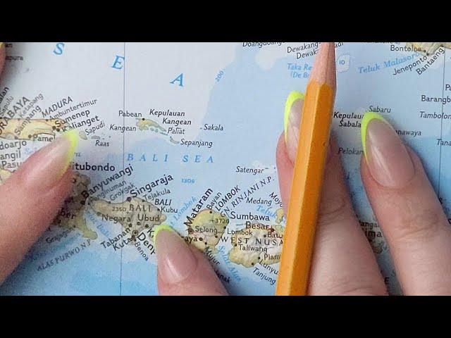 ASMR ~ Bali, Indonesia History & Geography ~ Soft Spoken Map Tracing Google Earth