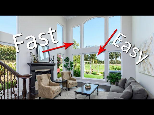 Easy Window Pulls for Real Estate Photography