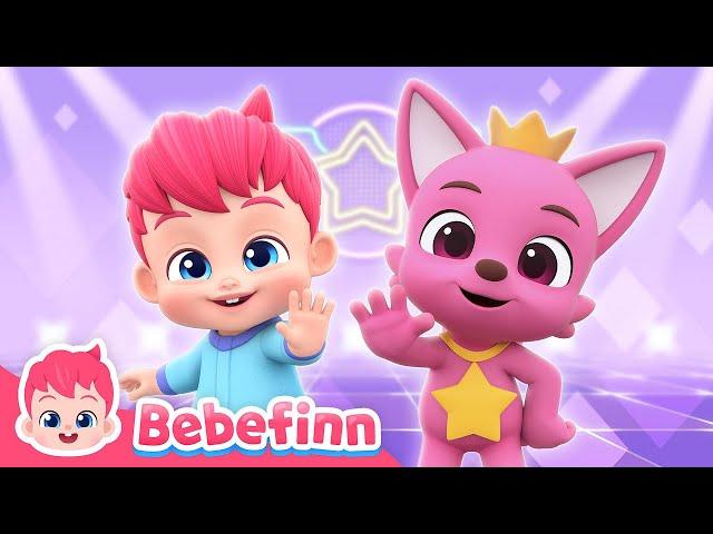 EP113 | Freeze! Bebefinn Dances Along Pinkfong and Hogi | Wonderstar Freeze Dance | Songs for Kids