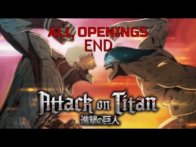 Shingeki No Kyojin All Openings (1-9) FullHD | Атака Титанов Все Опенинги (1-9) FullHD