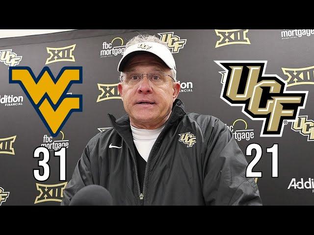 West Virginia 31, UCF 21 - Gus Malzahn Press Conference ️