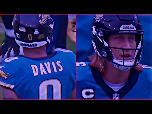 GABE DAVIS & TREVOR LAWRENCE ALMOST FOUGHT ON THE SIDELINES! INDIANAPOLIS COLTS VS JAX JAGUARS. NFL