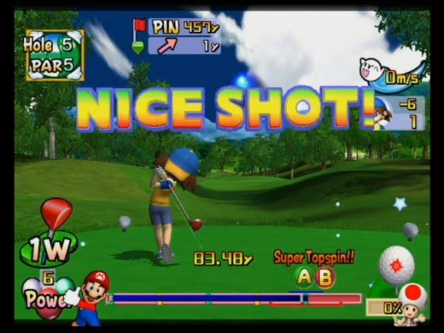 Mario Golf: Toadstool Tour 100% Walkthrough Part 1: Lakitu Cup