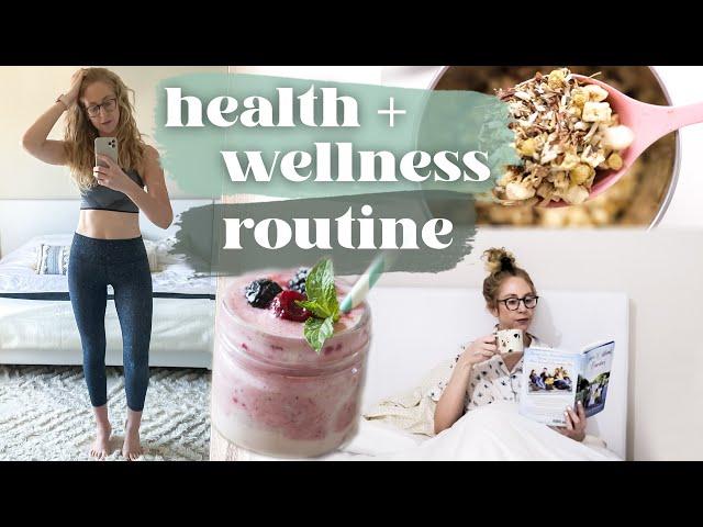 My Health + Wellness Routine | Fitness, Supplements, Vegetarian What I eat! Mom of 3!