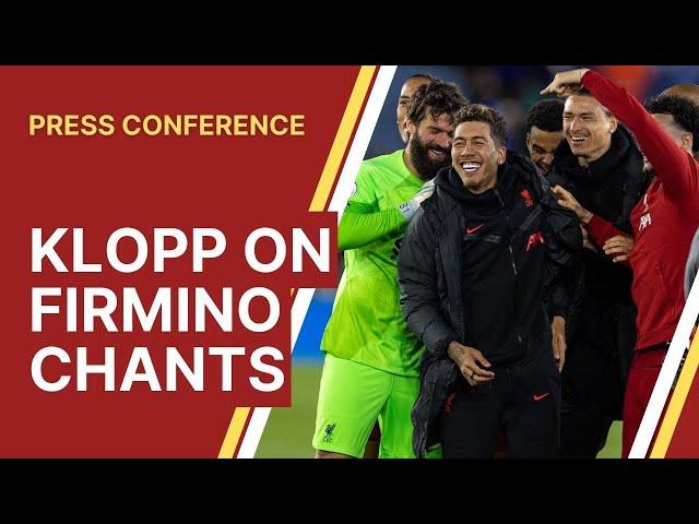 Jurgen Klopp reacts to Roberto Firmino chants and reveals plan for Anfield send-off