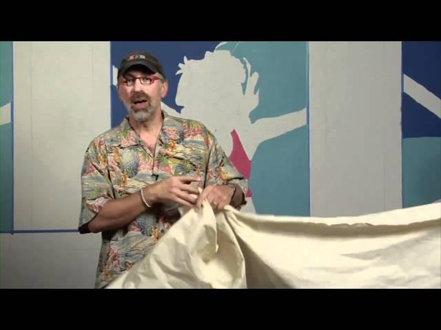 Michael Cooper shows you how to use Muslin and Canvas for Murals and Floorcloths