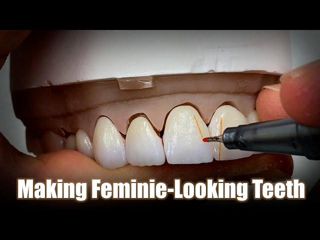 Making Feminine-Looking Teeth | Membrane & Translucency