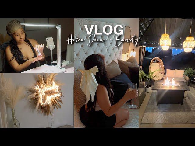 WEEKLY VLOG :NEW PATIO TRANSFORMATION, HOME PROJECTS + BEAUTY MAINTENANCE!