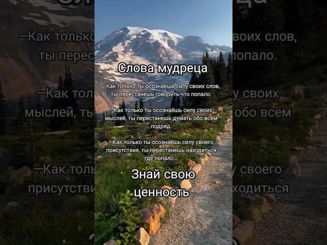 Слова мудреца #мудрость #цитатыосмысле #цитаты #аффирмации #успех #мотивация #саморазвитие #success