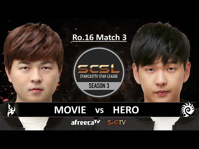 [ENG] SCSL S3 Ro.16 Match 3 (Movie vs Hero) - StarCastTV English