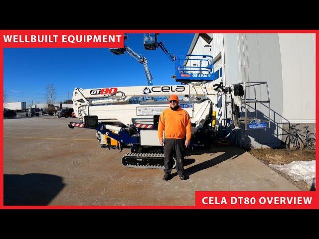 Wellbuilt Equipment - Cela DT80 80ft Compact Tracked Spider Lift Walkthrough