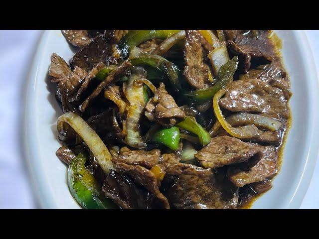 Chinese Pepper Steak with Onions