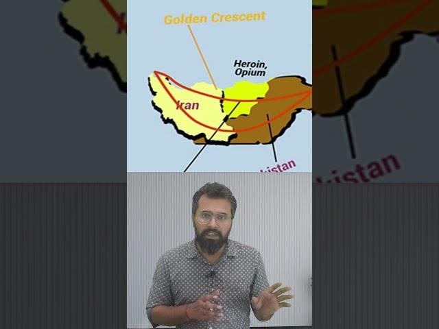 Golden Triangle & Golden Crescent #shorts #upsc #exam #gk #wafisir #goldentriangle #goldencrescent