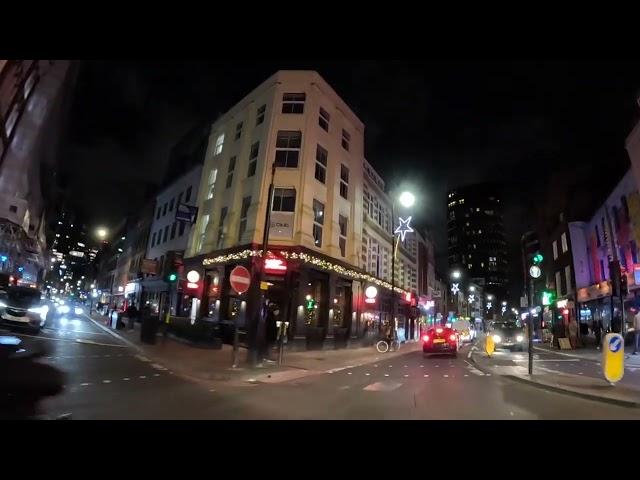 Angleterre Londres Banlieue de nuit Gopro / England London Suburbs at night Gopro