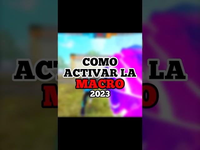 Cómo activar MACRO Free Fire 2023 #parati #viral #garena #freefire