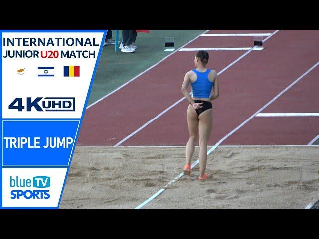 Girl's Triple Jump • International Junior U20 Match ⁴ᴷ