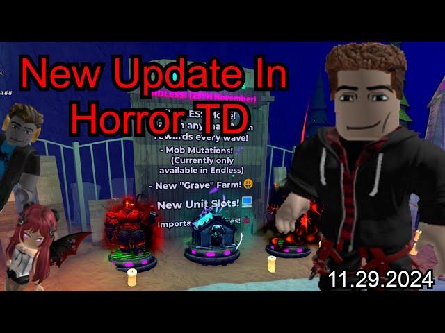 NEW UPDATE in Horror Tower Defense | Endless Mode, Mob Mutations & More! (Roblox Update)