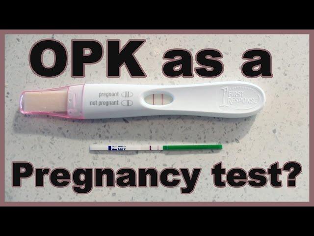 Can you use an OPK as a PREGNANCY test?