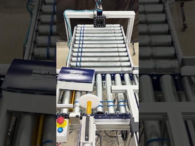 All-in-one quality control and palletizing automation #shorts #conveyor #palletizer