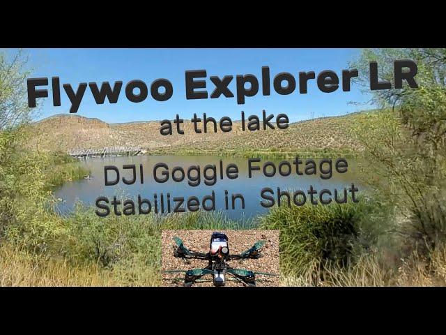 Flywoo Explorer LR - Flying Over a Lake without GPS Rescue (Yikes!) - Totally on a whim - why not!