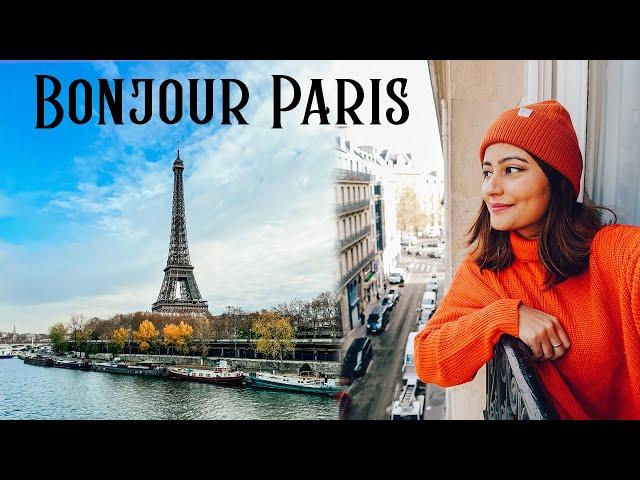 PARIS TRAVEL VLOG | Indian Girl Traveling Solo in Paris!  #KikiInParis Ep 1