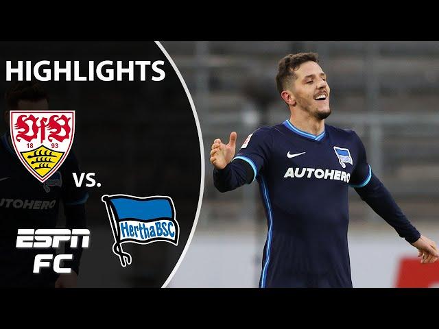 Stevan Jovetic shines in Hertha Berlin's draw with VfB Stuttgart | Bundesliga Highlights | ESPN FC