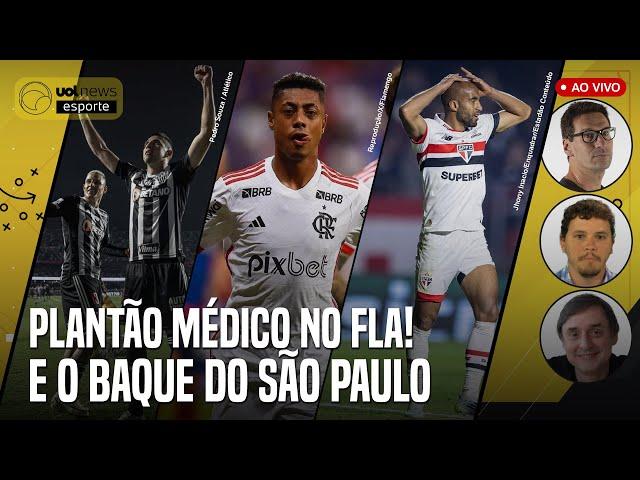  FLAMENGO LOTA O DEPARTAMENTO MÉDICO! GALO DERRUBA MORAL DO SÃO PAULO | ARNALDO E TIRONI