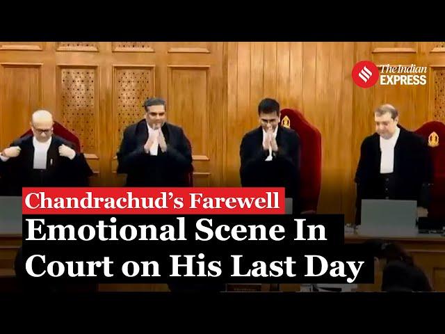 ‘Forgive Me...': Emotional Farewell by Chief Justice of India D.Y. Chandrachud in Final Court Speech