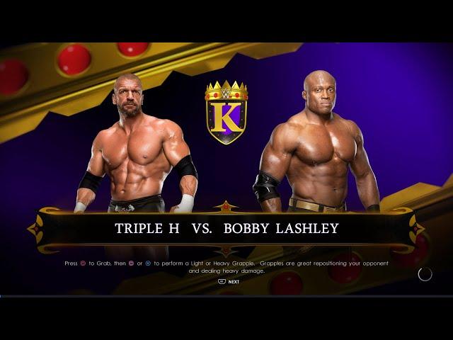 WWE 2K22 - Triple H vs. Bobby Lashley