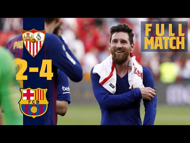 FULL MATCH: Sevilla - Barça (2019) Messi scores 50th hat-trick in six-goal thriller!