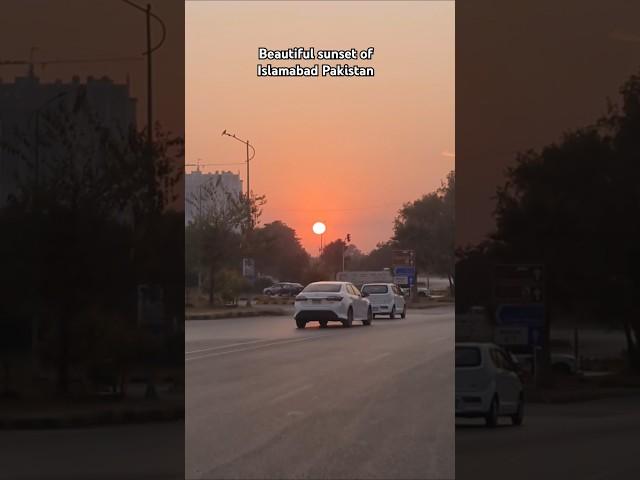 Beautifu evening sunset of islamabad Pakistan #sunset #islamabad #Pakistan  #sun #evening