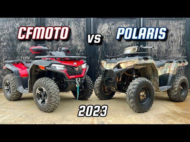 CFMOTO CFORCE 600 & 2023 Polaris Sportsman 570 Comparison