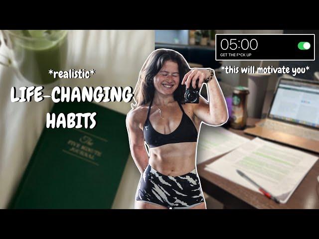 8 habits you NEED in 2024 (to exit your lazy girl era)