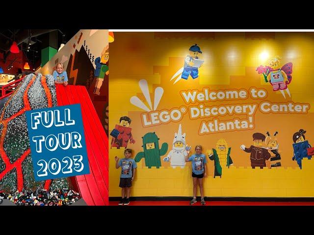 NEW LEGO Discovery Center Atlanta at Phipps Plaza FULL TOUR - Rides, Play Areas, MiniLand & More