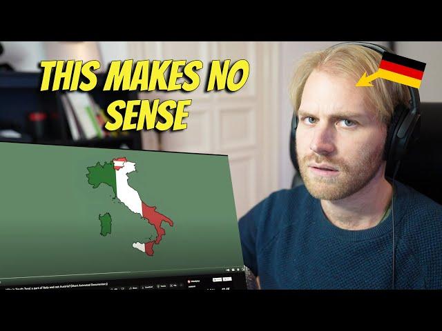 German reacts to "Why is South Tyrol a part of Italy and not Austria?"